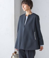 SHIPS WOMEN/〈結婚式・パーティ〉【SHIPS別注】kaene:パール モチーフ ショート コート/506906567