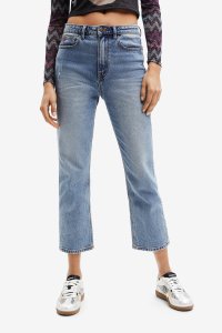 Desigual/デシグアル Desigual クロップド ストレートジーンズ/504763544