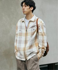 JOURNAL STANDARD relume Men's/Relume Jeans ネルチェックジップシャツ/506881241