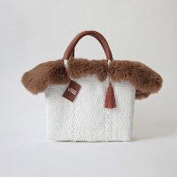 WOVEN/ウーヴン WOVEN fur－bkbag－wh－gy/506883962