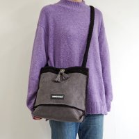 MINNETONKA/ミネトンカ MINNETONKA スエード× ボアトートショルダーバッグ suede－boa－shoulder－ivo/506883971