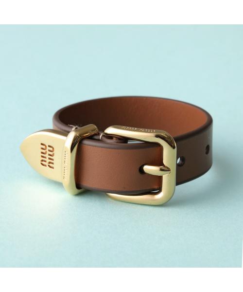ミュウミュウ Miu Miu MIUMIU ブレスレット 5IB550 2E6Y レザー ミュウミュウ Miu Miu MIUMIU ブレスレット 5IB550 2E6Y レザー