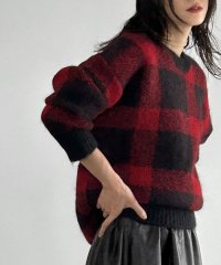 ELFRANK/エルフランク ELFRANK チェックジャガードニットプルオーバー/506899171