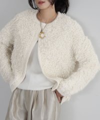 ELFRANK/エルフランク ELFRANK ループ編みニットクルーネックカーディガン/506899172