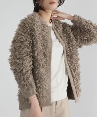 ELFRANK/エルフランク ELFRANK ループ編みニットクルーネックカーディガン/506899172
