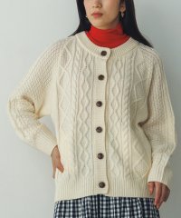 Noia/ノイア Noia ウールミックス ケーブルカーディガン/506899223