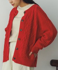 Noia/ノイア Noia ウールミックス ケーブルカーディガン/506899223