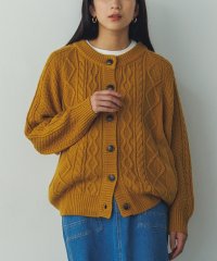 Noia/ノイア Noia ウールミックス ケーブルカーディガン/506899223
