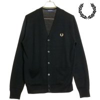 FRED PERRY/フレッドペリー FRED PERRY CLASSIC CARDIGAN BLACK [K9551－198]/506899234