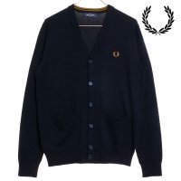 FRED PERRY/フレッドペリー FRED PERRY CLASSIC CARDIGAN BLACK [K9551－198]/506899234