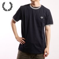 FRED PERRY/フレッドペリー FRED PERRY TWIN TIPPED T－SHIRT OATM/CHMPG/STONE [M1588－Y56]/506899247