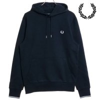 FRED PERRY/フレッドペリー FRED PERRY TIPPED HOODED SWEATSHIRT NAVY [M2643－248]/506899248
