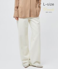 BEIGE，/【L－size】CORBY / ウエストゴムワイドパンツ/506899768