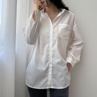 maison de LATIR/メゾンドラティール maison de LATIR ゆったりオーバーサイズ白シャツ/506900476
