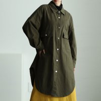 Sawa a la mode/サワアラモード Sawa a la mode ミリタリーさ感じるオーバーコットンシャツ/506900615