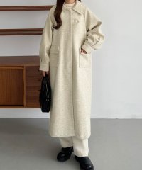 callautia/カラウティア callautia callautia ステンカラーボリュームスリーブロングコート/506900820
