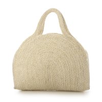 EARTH MADE/アースメイド EARTH MADE E6655 JUTE SEMICIRCLE TOTE/506901222