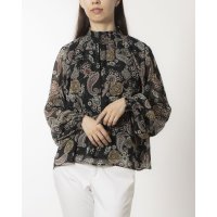 BRODIAEA/ブローディア BRODIAEA ペイズリー柄シフォンプルオーバー/506901257