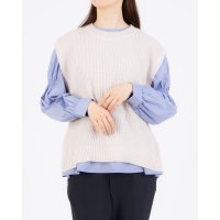 Anna Nicola/アンナニコラ Anna Nicola ニットベスト×ブラウスセット/506901303