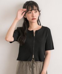 RETRO GIRL/レトロガール RETRO GIRL クルーZIPカーデ/506901649