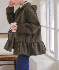 KOBE LETTUCE/コウベレタス KOBE LETTUCE ライナー付き2way撥水ペプラムマウンテンパーカー [K1339]/506901760