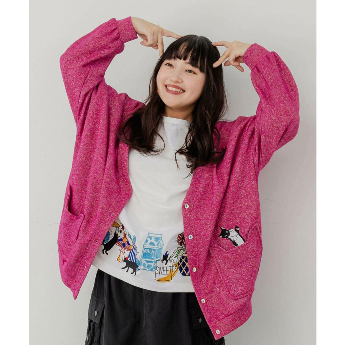 【名入れ無料】 クーポン】スカラー ScoLar ポケットからネコちゃんがごろん スノーボード