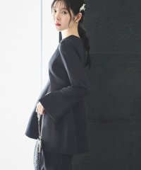 RUIRUE BOUTIQUE/ルイルエブティック RUIRUE BOUTIQUE 【ストレッチ】フレアペプラムトップス＆テーパードパンツ（ツータック）/506902819