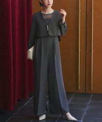 RUIRUE BOUTIQUE/ルイルエブティック RUIRUE BOUTIQUE パールデザインジャケット＆オールインワンセットアップスーツ/506902821