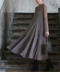RUIRUE BOUTIQUE/ルイルエブティック RUIRUE BOUTIQUE ラメチュールメロウワンピースドレス/506902830