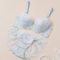 palissee/パリーゼ Palissee 【脇高】 フェアリーフラワーチュール3/4モールドカップブラ＆バックレースショーツ【返品不可商品】/506904045