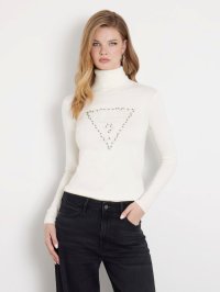 GUESS/ゲス GUESS PIPER Triangle Logo Tn Ls Sweater/506904993