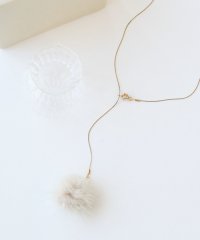 ROPE PICNIC PASSAGE/フラッフィーボール×ロンデルラリエットネックレス/506907076