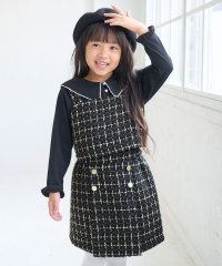 ROPE' PICNIC　KIDS/【KIDS】チェックツイードビスチェ/セットアップ対応/506907315