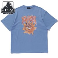 XLARGE/エクストララージ XLARGE XL BURNING S/S TEE LtBLUE [101243011005]/506907718