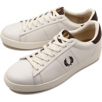 FRED PERRY/フレッドペリー FRED PERRY SPENCER LEATHER WHITE [B4334－200]/506907803