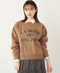 SHIPS Colors WOMEN/SHIPS Colors:〈手洗い可能〉ロゴ ジャカード ニット◇/506908909