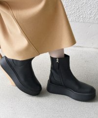 SHIPS any WOMEN/VELETTO: プラットフォーム ショート ブーツ/506908910