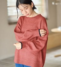 Viola e Viola/ヴィオラ エ ヴィオラ Viola e Viola 洗えるもちもち ゆるニットプルオーバー/506909211