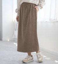 Viola e Viola/ヴィオラ エ ヴィオラ Viola e Viola 毛布のような温かさ 楽ぽか裏ファーナロースカート/506909220