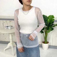 CRB/シーアールビー CRB ラメシアークルーロンT/506910029