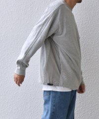 SHIPS any MEN/SHIPS any: カラーミックスコード パネル クロス スリーブライン ワイド スウェット◇/506910141