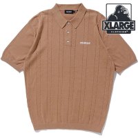 XLARGE/エクストララージ XLARGE EMBROIDERED LOGO KNIT POLO SHIRT WHITE [101242013010]/506912647