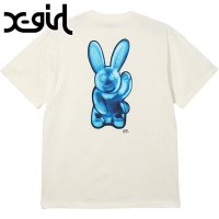 X-girl/エックスガール X－girl GUMMY BUNNIES S/S TEE BLACK [105242011020]/506912660