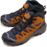 SALOMON/サロモン SALOMON X ULTRA 360 LTR MID GTX BLUE－NIGHTS/CARAMEL－CAFE/GRISAILLE [L475707/506912691