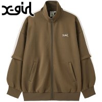 X-girl/エックスガール X－girl 2WAY JERSEY TRACK JACKET NAVY [105243012006]/506913690