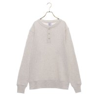 JEMORGAN/ジェーイーモーガン JEMORGAN 【JEMORGAN ジェーイーモーガン】ビッグワッフル3釦ヘンリーネックトレーナー ヘビーウェイトワッフルヘンリーネックウ/504857786