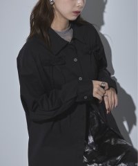 MAISON BREEZE/40ブロード リボンブラウス 長袖 シャツ トップス 無地 リボンモチーフ 32005A332 【MAISON BREEZE】/506863552