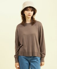 MACKINTOSH PHILOSOPHY/【WEB&一部店舗限定】ワイドシルエットクルーネックニット/506874010