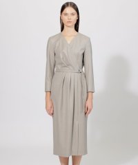 EPOCA/【EPOCA DI BASE】 コンパクトウールフラノ カシュクールドレス 《WEB＆一部店舗限定》/506882904