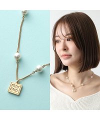 MIUMIU/ミュウミュウ Miu Miu MIUMIU ネックレス 5IC127 2F89 チャーム 人口パール/506897619